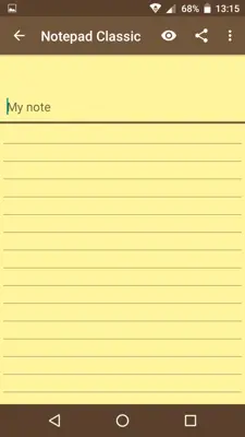 Notepad Classic android App screenshot 3